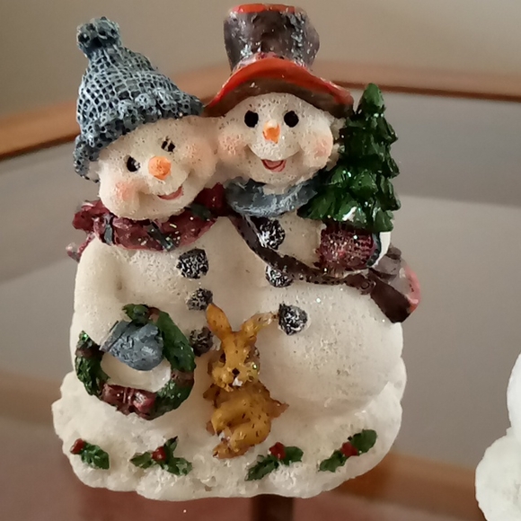 Home Interiors Snowman Couples set - Picture 3 of 7